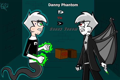 Danny Phantom Vs Danny Venom by TwilightZone - Fanart Central