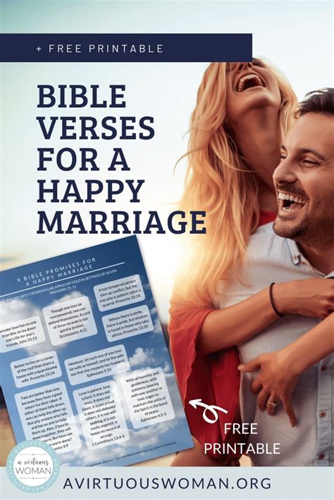 9 Bible Verses For A Happy Marriage Free Printable