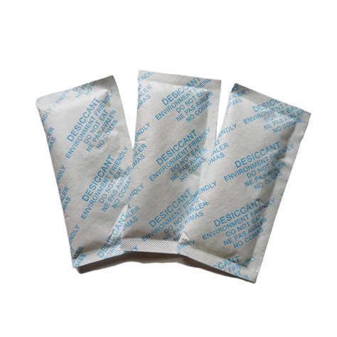 DMF Free Food Grade Silica Gel Desiccant 20g In Clean Non Woven Paper