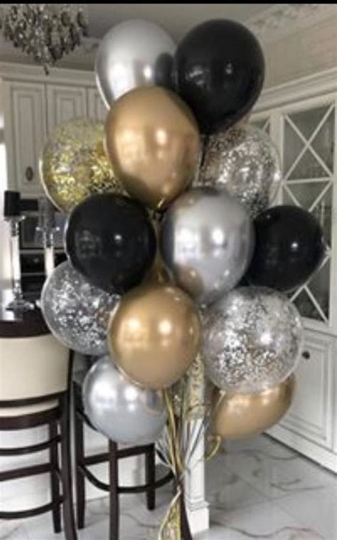 Large Happy Birthday Helium Balloons Bouquet