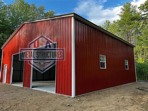 High Tech 42x35 Clear Span Metal Building Usa Metal Structures