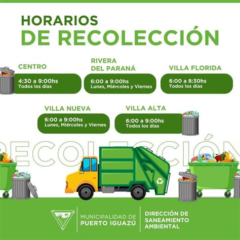 Horarios Para Recolecci N De Basura Todo Misiones Digital