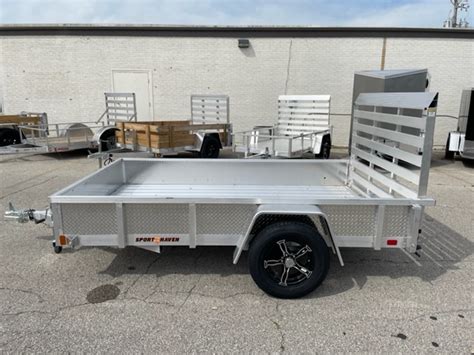 72 X 10 Sport Haven Deluxe Utility Trailer Atp Sides Bay Trailer Depot