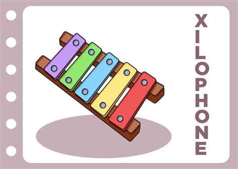 Premium Vector Cartoon Xylophone Music Instrument Free Vector