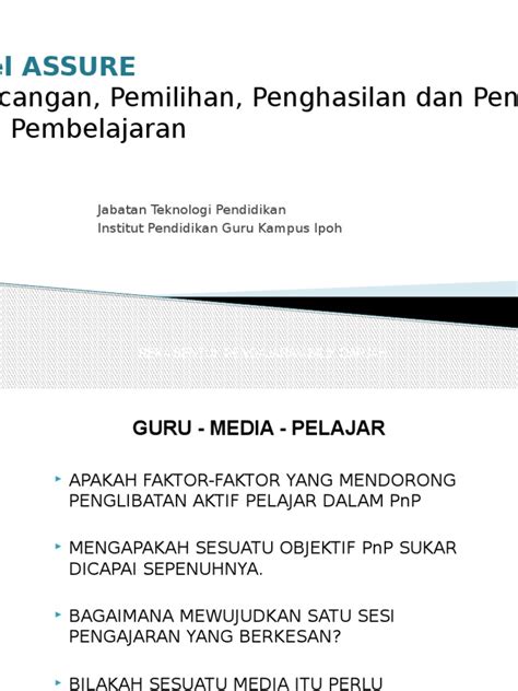 Pdf Kuliah Model Assure Dokumen Tips