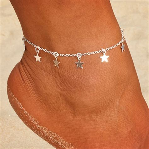 Free Shipping Vintage Boho Multi Layer Beads Anklets For Women Fashion