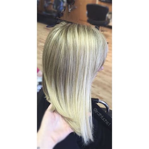 Blonde highlights long bob | Hair inspiration, Long hair styles, Blonde ...