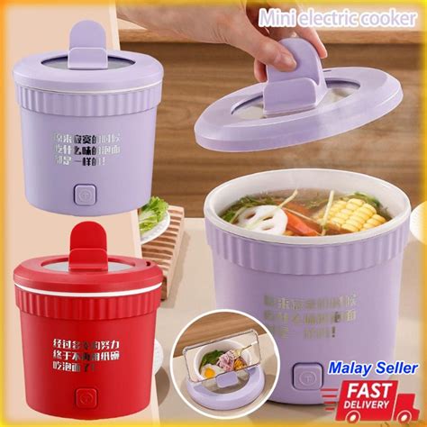 Portable Mini Electric Cooker Multifunctional Hot Pot Ceramic Non Stick Liner Instant Noodle