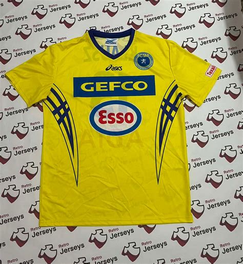 Sochaux Montbéliard Shirt 1998-1999 - Retro Jerseys, Sochaux maillot,