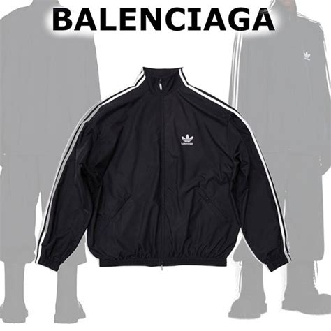 Balenciaga X Adidas Men Tracksuit Jacket Black Fw22 Us Ph