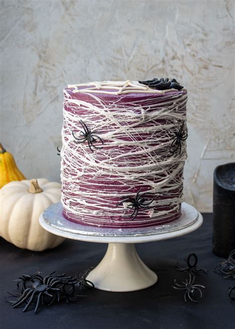 Spiderweb Cake for Halloween | Sprinkle of This | Recipe in 2023 ...