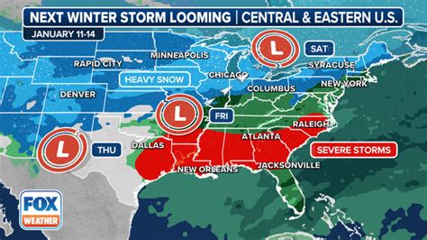 Winter storm to produce rounds of heavy snow, severe weather across ...