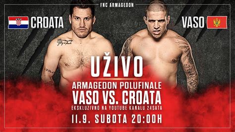 VASO BAKOČEVIĆ vs FRANCISCO BARRIO CROATA FNC ARMAGEDON 2 POLUFINALE