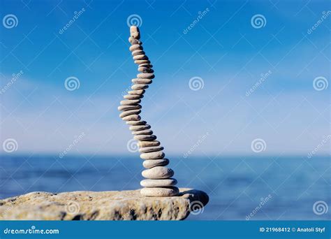 Unstable Equilibrium stock photo. Image of mineral, coast - 21968412