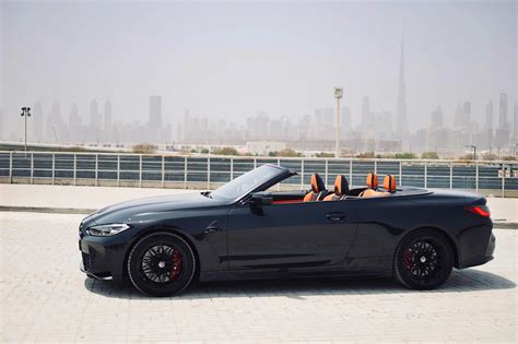 Rent BMW M4 Competition Convertible Black in Dubai - Convertible ...