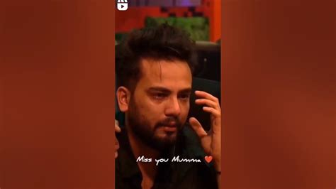 Elvish Yadav Crying Call With Mother In Big Boss Elvishyadav Viral