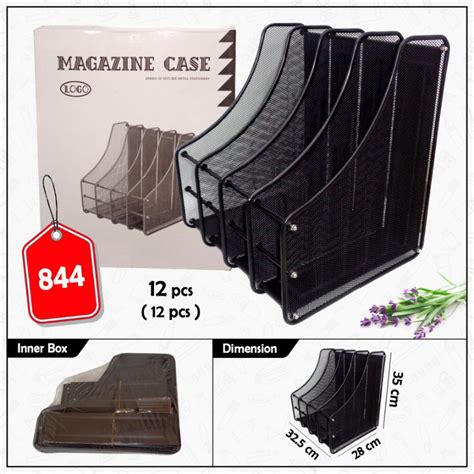 Jual 1 SET BOX FILE ORGANIZER 4 SUSUN BESI 4 TIER MAGAZINE FILE TEMPAT