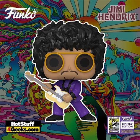 SDCC 2023 Jimi Hendrix 1967 Purple Suit Funko Pop