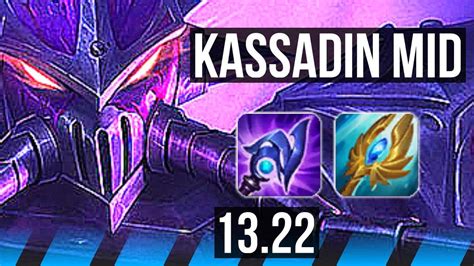 KASSADIN Vs LEBLANC MID 74 Winrate 10 2 4 Godlike NA Master