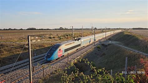 Quelques trains à Episode 8 100 TGV sur la LGV Atlantique TGV