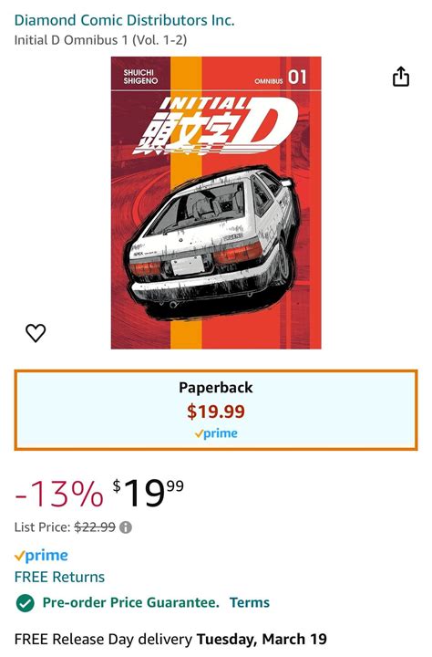 Which version of the Initial D manga are you ordering : r/initiald