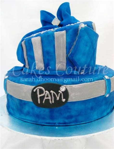 Denim And Diamonds Birthday Cake - CakeCentral.com