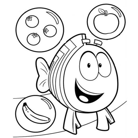 Bubble Guppies Coloring Pages Characters Goby - Free Printable Coloring ...