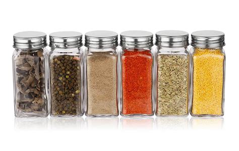 Spice Jars 4 Oz Glass 24 Count Living In Beauty