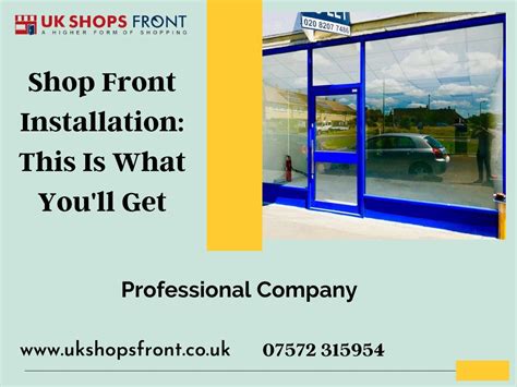 Shop Front Installation This Is What You’ll Get Ukshopsfronts Medium