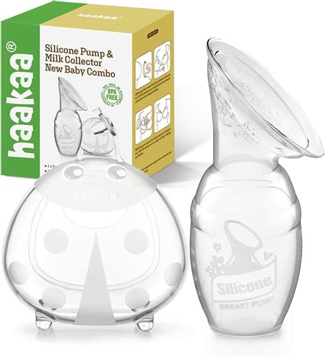 Haakaa Manual Breast Pump 4oz 100ml And Ladybug Milk Collector 2 5oz