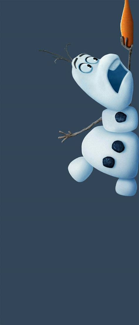 Download Falling Olaf With His Carrot Wallpaper