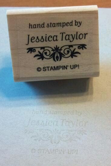 Take credit for your cards with Personalized Stamps! - Ink it Up With ...