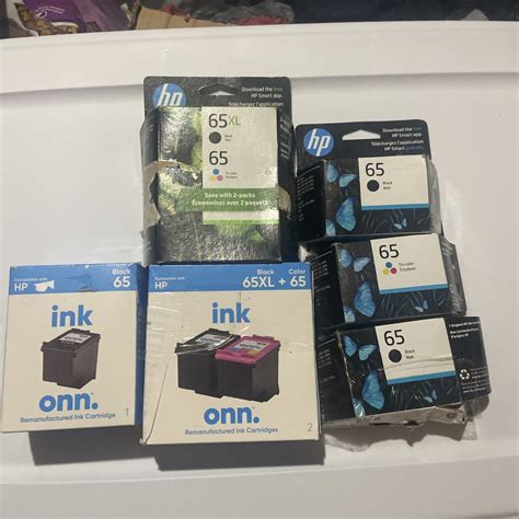 HP 65XL 65 Black Tri Color Ink Cartridge 2 Pack 6ZD95AN New Exp 11 24