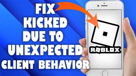 How To Fix Kicked Due To Unexpected Client Behavior On Roblox Youtube