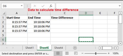 How To Subtract Time In Excel Javatpoint