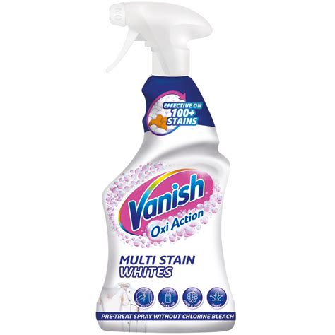 Vanish Oxi Action Odplamiacz do białych tkanin w sprayu 500ml