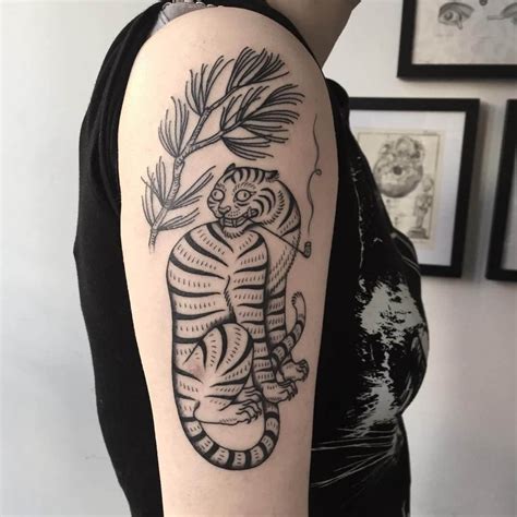 12 Korean Tiger Tattoo Designs And Ideas Petpress