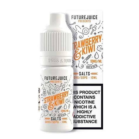 Strawberry And Kiwi 10ml Nic Salt E Liquid By Future Juice