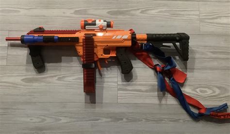 My modded Nexus Pro : r/Nerf