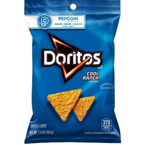 DORITOS COOL RANCH PEGGABLE BAG 24/2.5 OZ – UCE Wholesale