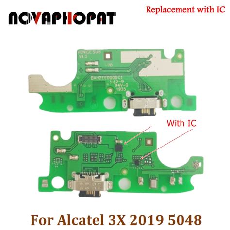 Novaphopat For Alcatel 3X 2019 5048 OT5048 USB Dock Charging Charger