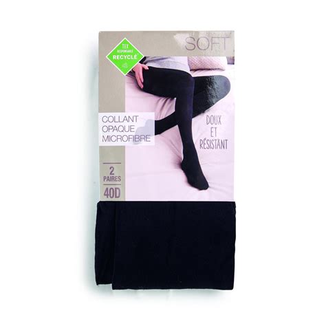 Collant Femme Noir Opaque T Tex Le Lot De Paires De Collant