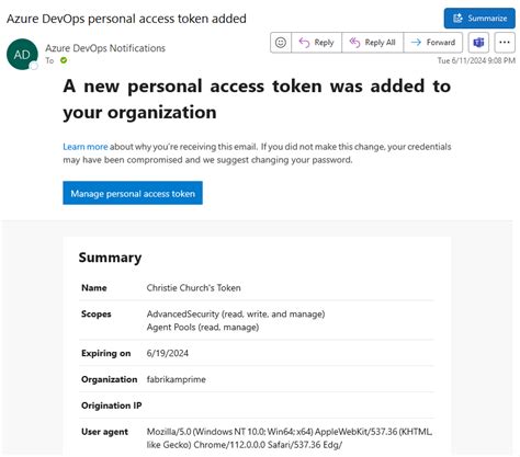 Use Personal Access Tokens Azure DevOps Microsoft Docs