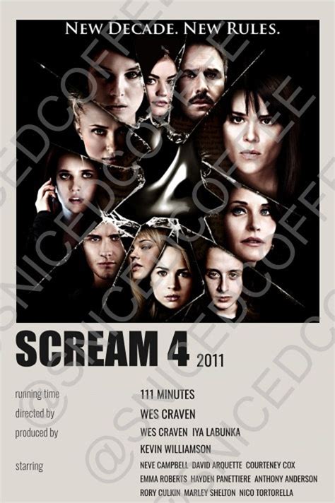 Scream 4 Movie Poster - Etsy