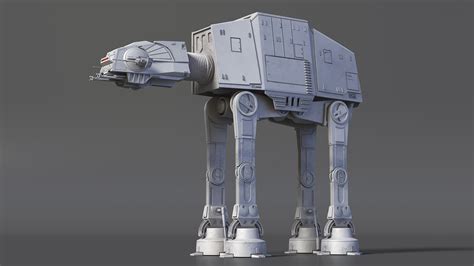 AT-AT Star Wars 3D Model $79 - .3ds .blend .c4d .fbx .max .ma .lxo .obj ...