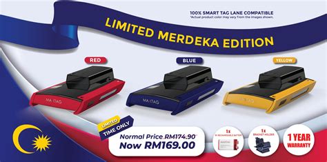 Maxtag Launches Merdeka Edition Smarttag Choice Of Red Blue Or