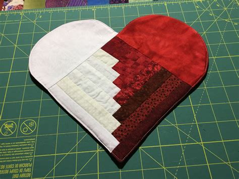 Heart Mug Rug Mug Rug Quilts Mugs