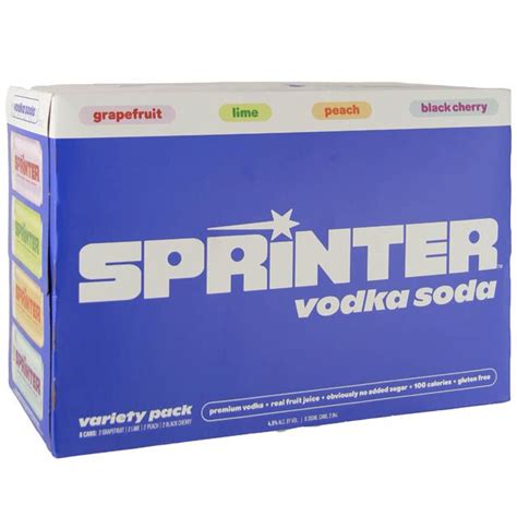 Sprinter Vodka Soda Variety 8Pk 8 355mL Marketview Liquor