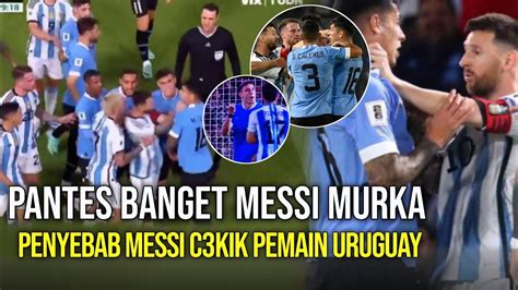 Jangan Hina Negaraku Kronologi Dan Penyebab Messi C Kik Pemain Uruguay