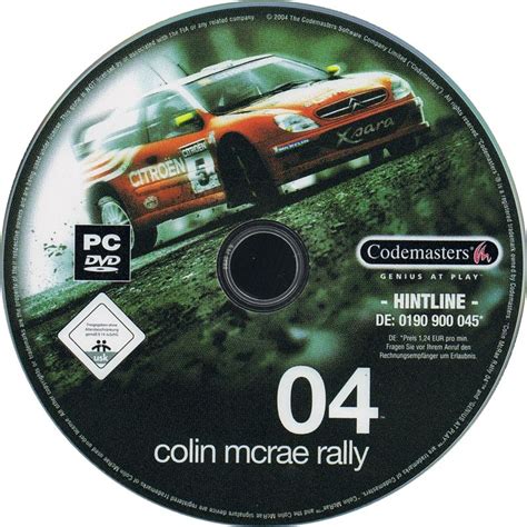 Colin Mcrae Rally 04 Cover Or Packaging Material Mobygames